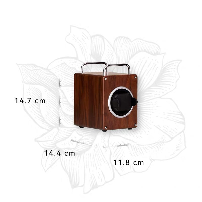 Rerlaur Teck Walnut Automatic Watch Winder